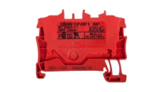 Złączka szynowa 2-przewodowa 1,5mm2 czerwona 2001-1203 TOPJOBS