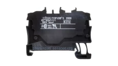 Złączka szynowa 2-przewodowa 1,0mm2 czarna 2000-1205 TOPJOBS