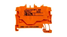 Złączka szynowa 2-przewodowa 1,0mm2 pomarańczowa 2000-1202 TOPJOBS