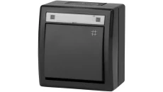 AQUANT 2K łącznik natynkowy krzyżowy IP55 antracytowy 5006-17