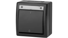 AQUANT 2K łącznik natynkowy 2-biegunowy IP55 antracytowy 5003-17