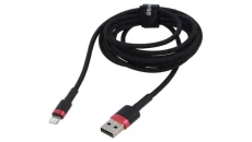 Kabel Baseus CALKLF-C19 (Lightning M - USB 2.0 M 2m kolor czarno-czerwony)
