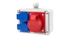 Zestaw gniazd 16A/5P 2xGS IP54 M20 9769116W