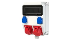 Rozdzielnica budowlana ADAMÓW 32A/5P 16A/5P 2x2P+Z bez zabezpieczeń 9036522W