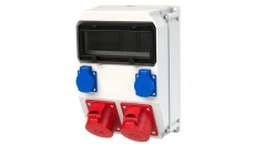 Rozdzielnica budowlana ADAMÓW 2X5P 32A 2xGS IP44 9036212W