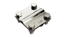 Złącze krzyżowe uniwersalne B=30 mm (dwie płytki) KM10