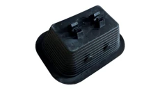 Uchwyt betonowy w tworzywie prostokątny PVC do drutu fi8 KM50.8 PR