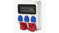 Rozdzielnica stacjonarna ADAMÓW 32A/5P 16A/5PxC16 3xGSx3xC16 FI40/4/0,03 IP44 9036510W