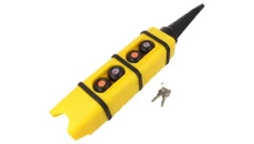 Kaseta sterownicza dwuczłonowa, zamek z jednym łącznikiem LM-1, W0-KS2-1-2