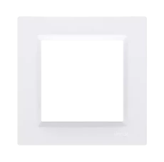 Simon 10 Ramka pojedyncza biała CR1/11