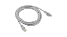 Kabel krosowy patchcord F/UTP kat.6 1,5m szary