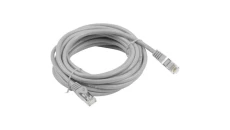 Kabel krosowy patchcord F/UTP kat.6 10m szary
