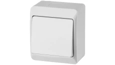 Hermes Łącznik schodowy hermetyczny pojedynczy natynkowy IP44 biały ŁNT-1 0331-02