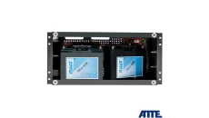 Zestaw buforowy do 16 kamer IP switch Po 16P+2G w obudowie RACK ABOX-R5U0 (2x AKU 18Ah), zasilacz 144W (2x 72W)