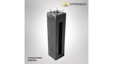 2szt. Fundament D16/120 (1200/260) 4xM20/160
