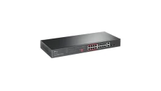 Switch PoE TP-Link 16xFE(16xPoE) 2xGE 2xSFP 802.3af/at 192W