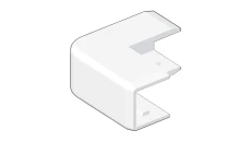 Pokrywa narożna zewnętrzna LHD 17x17mm biała 8676