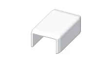 Pokrywa łącząca LHD 25x15mm biała 8692