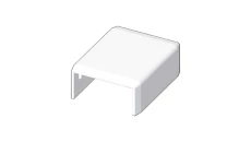 Pokrywa łącząca LHD 32x15mm biała 8602