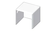 Pokrywa końcowa LHD 40x40mm 8641