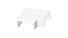 Pokrywa kątowa LHD 50x20mm biała 8993