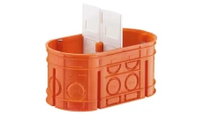 Puszka podtynkowa podwójna 60mm pomarańczowa M2x60F Multiwall 33160008