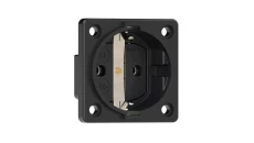 Gniazdo tablicowe P-NOVA+ czarne 16A 2P+Z SCHUKO 10584-0s