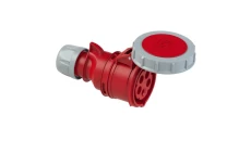 Gniazdo przenośne 16A 5P 400V czerwone IP67 SHARK 2152-6