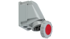 Gniazdo stałe 63A 5P 400V czerwone IP67 /bez dławnicy/ POWER TWIST 135-6