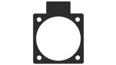 Uszczelka czarny do gniazd 1040 d105-05