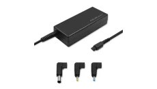 Qoltec Zasilacz specjalizowany do HP 65W 3 wtyczki +kabel zasilający