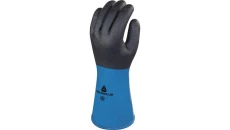 Rękawica z Pvc/nitrylową na wkładzie z Akrylu - Strona Chwytna Powlekana Pvc/Nitrylem - 30 Cm kolor niebieski 9 VV837BL09