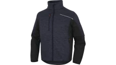 Bluza polar poliester/poliamid NAGOYA2, kolor: granatowo-czarny, rozmiar: XL / NAGO2MNXG