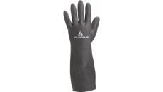 Rękawice z neoprenu flokowane dł. 38 cm gr. 075 mm kolor czarny rozmiar 10/11 MAIN VE510NO10