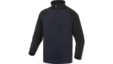 Bluza polar poliester ALMA, kolor: granatowo-czarny, rozmiar: S / ALMAMNPT
