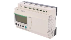 Przekaźnik inteligentny modułowy Zelio Logic - 24 we/wy - 24 V AC - zegar - wyświetlacz SR3B261B