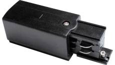 Złącze zasilające szynoprzewodu IP20 3-fazowe czarne TRACK POWER CONNECTOR P-R 4W BLACK GXTR015