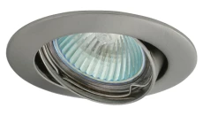 Oczko 50W/12V MR16 IP20 okrągłe ruchome aluminiowe matowy chrom AXL 5515-CM GXPL029
