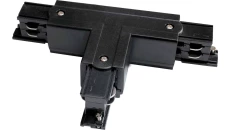 Łącznik szynoprzewodu IP20 3-fazowy czarny TRACK T CONNECTOR T-L1 4W BLACK GXTR033
