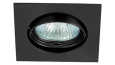Oczko 50W/12V MR16 IP20 kwadrat ruchome aluminiowe matowy czarny IZZY DT10-MB GXPL063