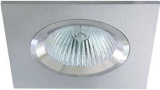 Oczko 50W/12V MR16 IP20 kwadrat stałe aluminiowe IZZY DSL50-AL GXPA002