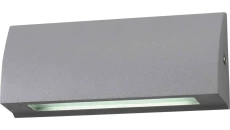 Kinkiet LED 3,5W 100lm 4000K/neutralna IP54 zewnętrzny wodoodporny aluminium/szkło STEP 3,5W GRAY NW GXPS073