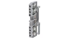 Złączka szynowa 4-przewodowa 2,5mm2 szara 280-833