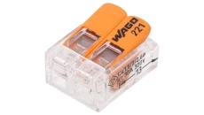 Szybkozłączka 2x 0,5-6,0mm2 uniwersalna (na drut / na linkę) 450V/41A ORYGINALNA 50szt. 221-612